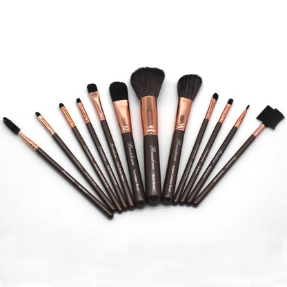 Makeup brush set, synthetic hair