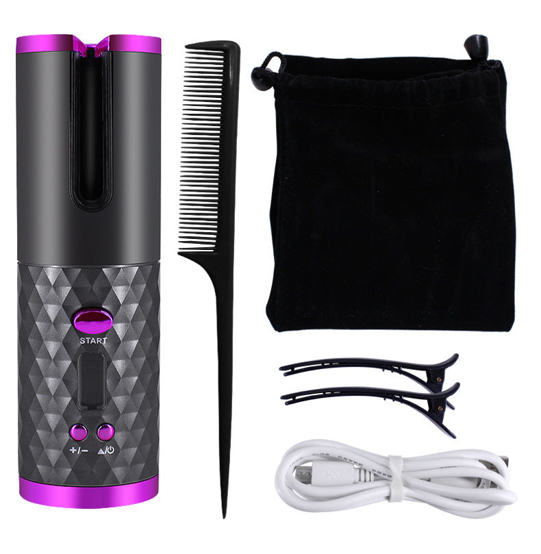 Cordless hair curler