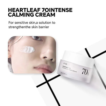 Crema de fata Heartleaf 70% Intense Calming, 50ml, Anua