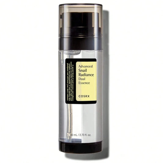 COSRX Advanced Snail Radiance Dual Essence,esenta duala pentru stralucire cu secretie de Melc si Niacinamide ,80ml