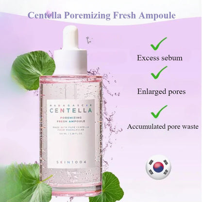 Ser pentru fata Madagascar Centella Poremizing Fresh Ampoule, 100 ml, Skin1004