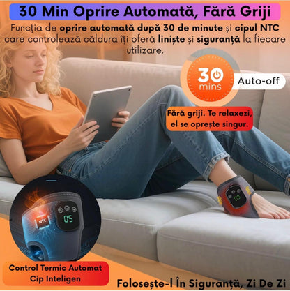 Compresie fierbinte cu 5 viteze pentru glezna