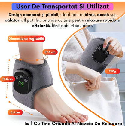 Compresie fierbinte cu 5 viteze pentru glezna