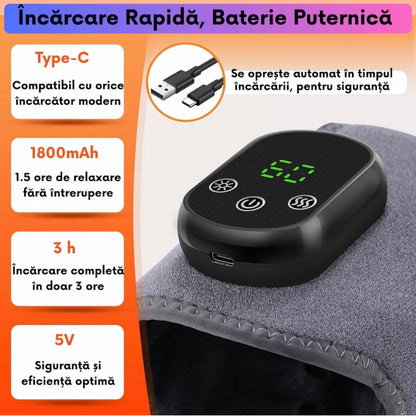 Compresie fierbinte cu 5 viteze pentru glezna