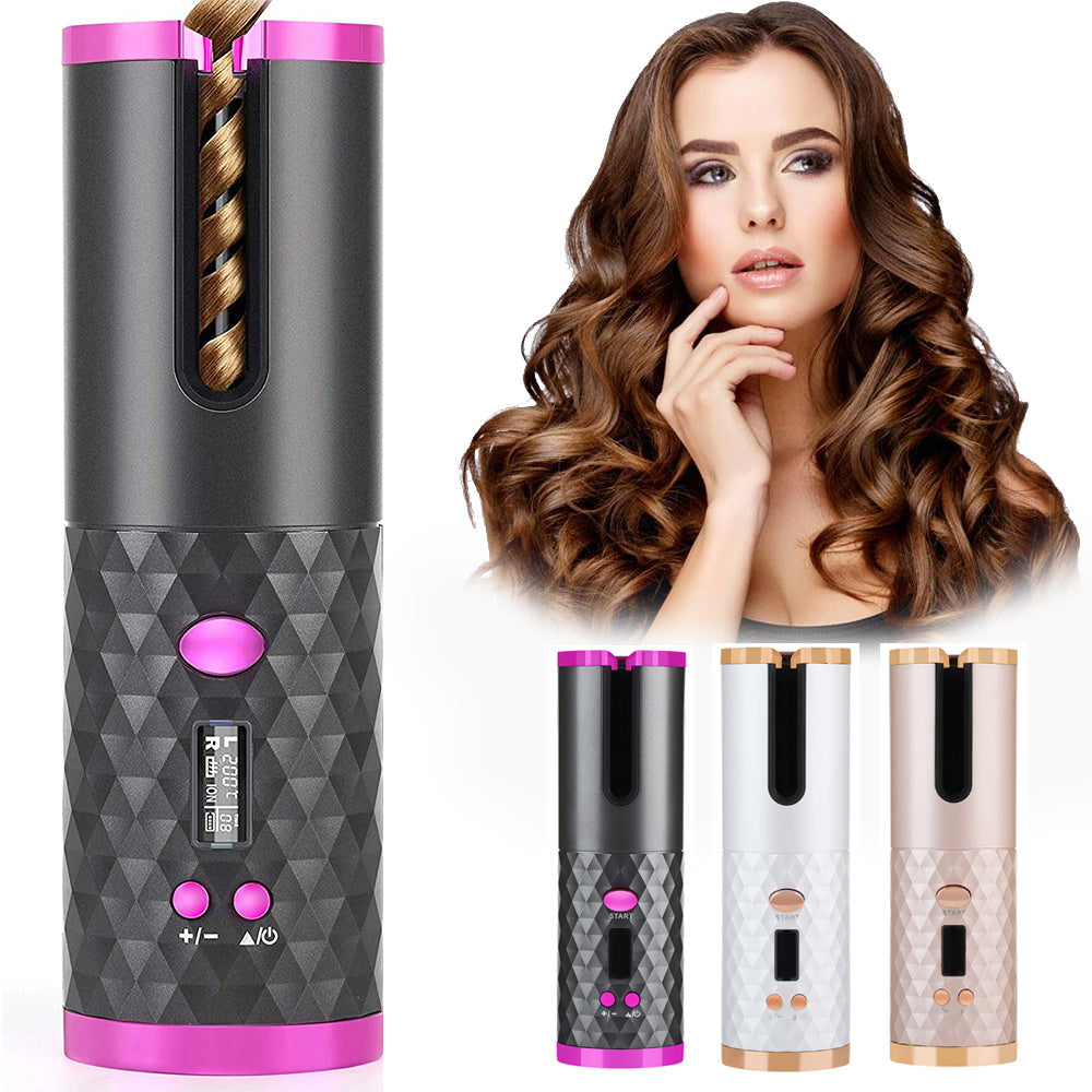 Cordless hair curler